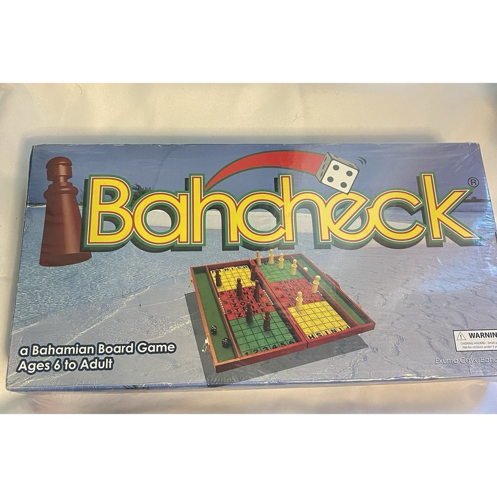 Bahcheck Atlantis Paradise Island Bahamian Board Game Ages 6+‎ New Sealed